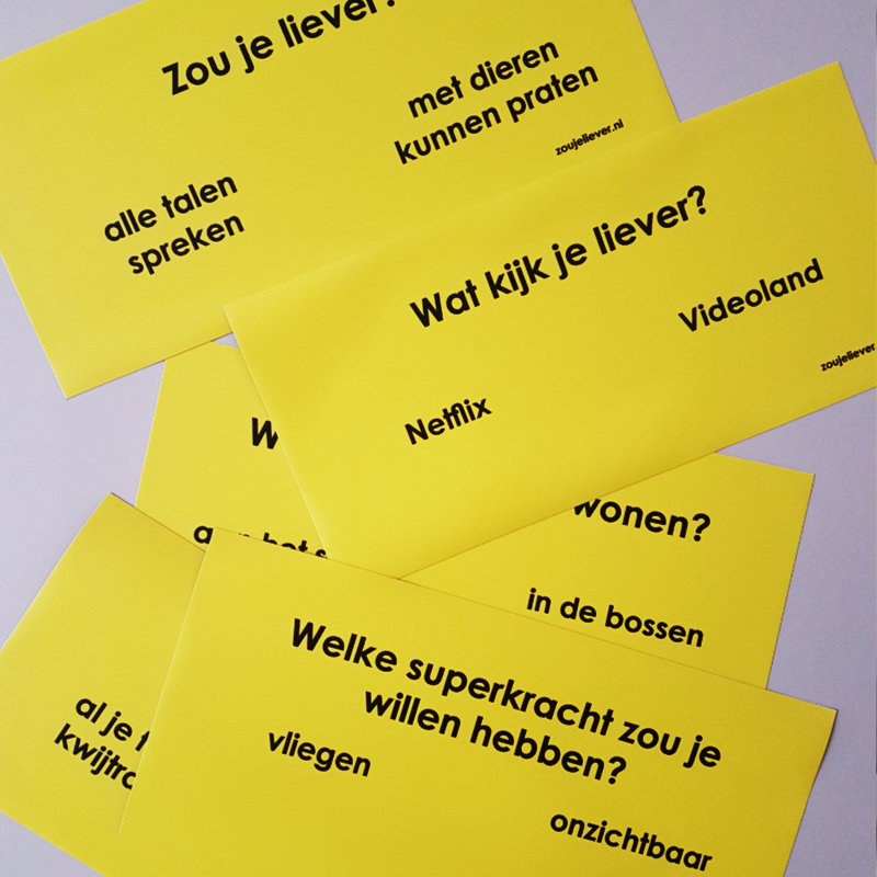 Selbst zusammengestellten Fragen